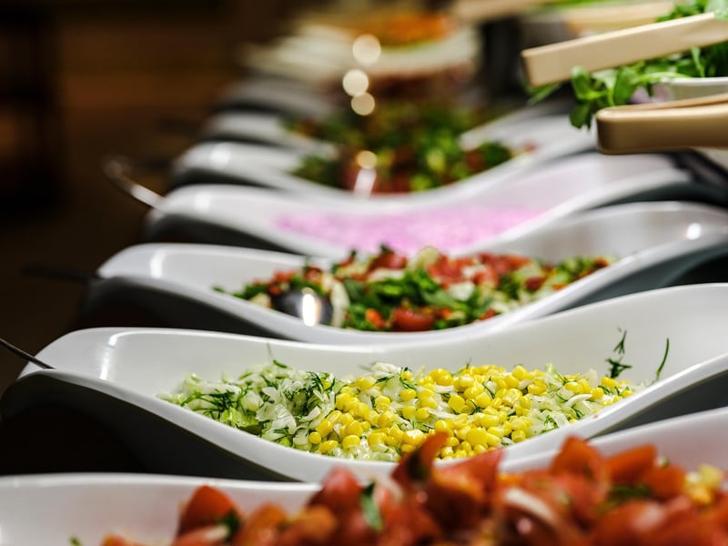 Buffet spread